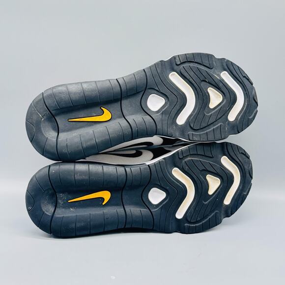 Nike Shoes Mens 10.5 White Black Air Max 200 Low Top Running Athletic Sneakers - Picture 8 of 9